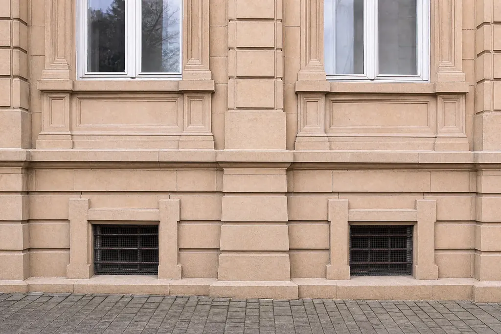 Beispiel einer gereinigten Fassade – KI-Beispielvisualisierung