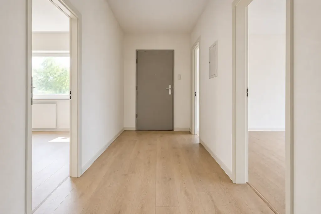 Beispiel eines modernisierten Eingangsbereichs – KI-Beispielvisualisierung